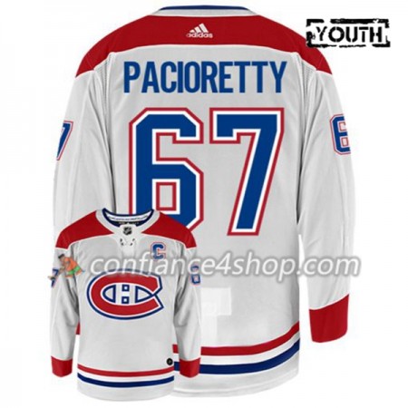 Adidas Maillot de Hockey Montreal Canadiens MAX PACIORETTY MONTREAL 67 Blanc Authentic - Enfant
